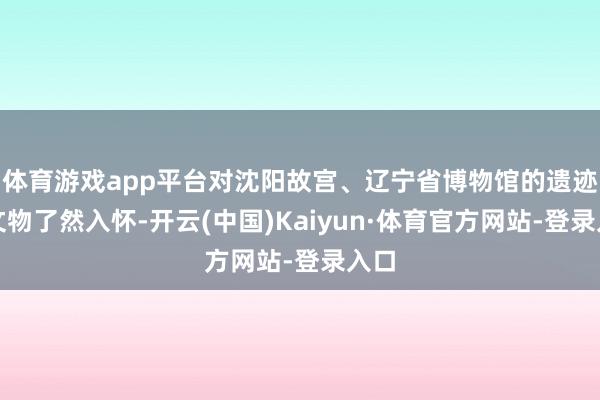 体育游戏app平台对沈阳故宫、辽宁省博物馆的遗迹、文物了然入怀-开云(中国)Kaiyun·体育官方网站-登录入口