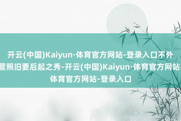 开云(中国)Kaiyun·体育官方网站-登录入口不外滔搏的运营照旧要后起之秀-开云(中国)Kaiyun·体育官方网站-登录入口