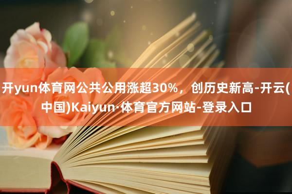 开yun体育网公共公用涨超30%，创历史新高-开云(中国)Kaiyun·体育官方网站-登录入口