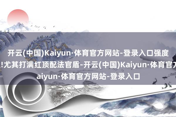 开云(中国)Kaiyun·体育官方网站-登录入口强度是无须置疑的猛!尤其打满红顶配法官盾-开云(中国)Kaiyun·体育官方网站-登录入口