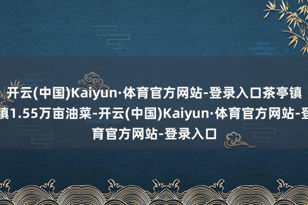 开云(中国)Kaiyun·体育官方网站-登录入口茶亭镇依托全镇1.55万亩油菜-开云(中国)Kaiyun·体育官方网站-登录入口