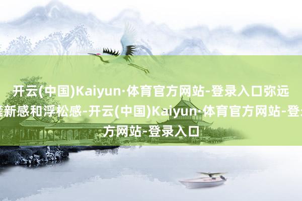 开云(中国)Kaiyun·体育官方网站-登录入口弥远带着簇新感和浮松感-开云(中国)Kaiyun·体育官方网站-登录入口
